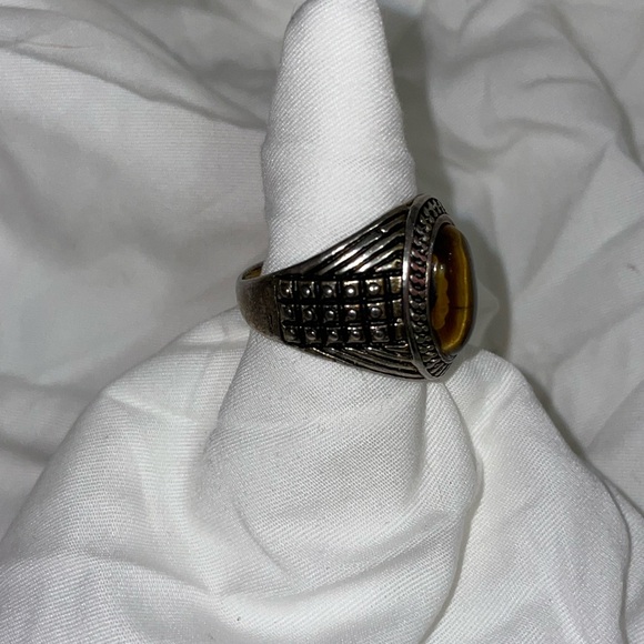 Tiger eye stainless steel ring - Picture 4 of 5